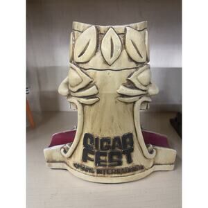 2020 CIGARFEST ASHTRAY CIGARS INTERNATIONAL TIKI
